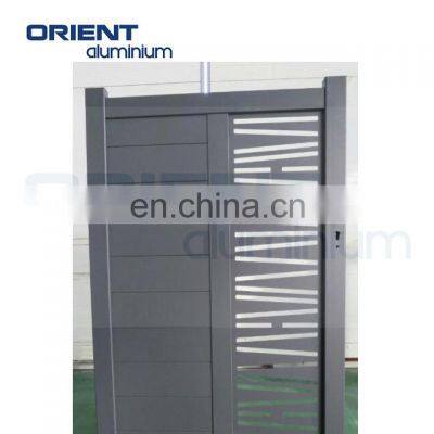 DIY WPC Aluminum Driveway Sliding Gate For Home Front Door