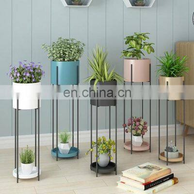 Plant Pots Manufacturers Gold Decor Garden Indoor Big Large Wholesale Bulk Metal Cheap Planters Flower Plant Pots For Plants