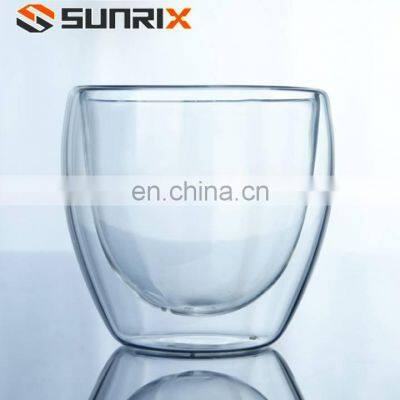 2021 Fashionable Double Wall Thermal Espresso Cups Glasses, Heat Resistant Thermal Glass, Coffee Cup for Hot & Cold Drinks photo-4