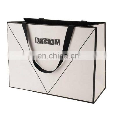 250g matt lamination paper gift bags packaging customized logo with handle