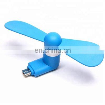 Hot sale Portable Air Cooling Android Micro Mobile Mini Fan USB