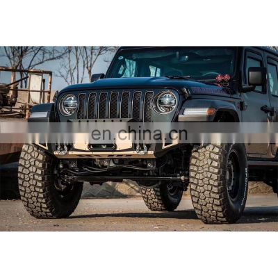 2018 Black Powder-Coated Car Offroad 4x4 Auto Accessories front bumper for Jeep Wrangler JL