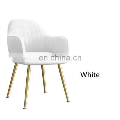Living Room Furniture Wholesale Hot Selling Cheap Modern Soft Mat Dining Chair With Gold Plated Leg and Velvet Seat photo-3