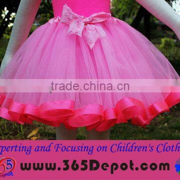 Pink Beautiful Christmas Skirt Girls Ruffle Tutu Skirt Girls Rainbow Skirt