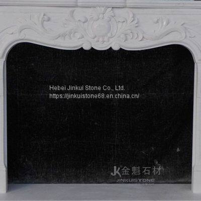 Custom Popular Design Hand Carved Decorative Fireplace Mantles photo-2
