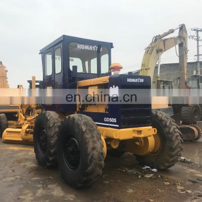 Used komatsu gd505a gd505 motor grader