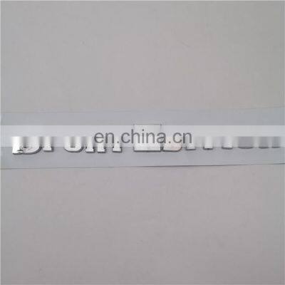 High Quality ABS Customized Chrome Letter Sticker Car Emblem Badge