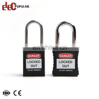 China Supplier Lightweight PA Lock Body Safety Padlock Candado De Seguridad photo-5