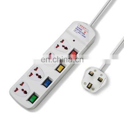 Hot sell Manufacture Universal UK standard 220V power extension socket