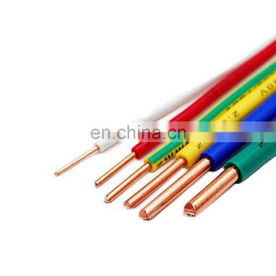 Best Quality Price 1.5mm 2.5mm 4mm 6mm 10mm 16mm 20mm 25mm Electric Wire Power Electric Wire Manufacture