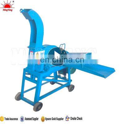 Grass Rice Straw Cow Feed Chaff Cutter For Animal Fodder Chaff Cutter Grinder Combined Machine