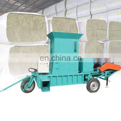 Shuliy stationary self-powered square hay baler for sale