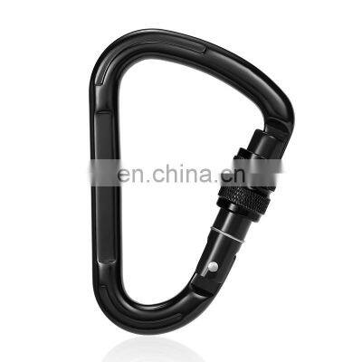 JRSGS 25kN Climbing Carabiner Clips Auto Locking and Heavy Duty Perfect for Climbing and Rappelling Carabiner Dog Leash S7107