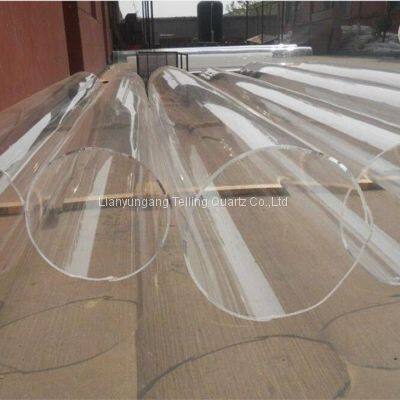 Large diameter quartz glass tube clear quartz tube