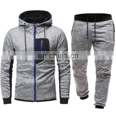 New Fashion Design Slim Fit Gym Track Suit New Style Fleece Blank Tracksuits For Men & Women