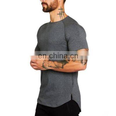 Slim Fitted Gym T-shirt Tshirts Wholesale Oem Logo Plain Cotton American Size O Neck Men High Quality 100 Custom Print superdry