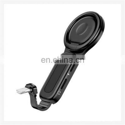 Headphone Splitter Ring Holder Earphone Connector Convertor 2 In 1 Quick Charge Lighting Adaptor For Iphon photo-5