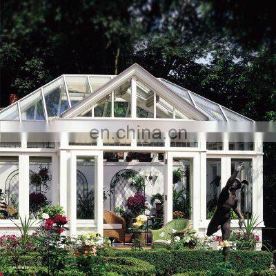Free standing Aluminum Summer Garden Glass House Sunrooms Houses