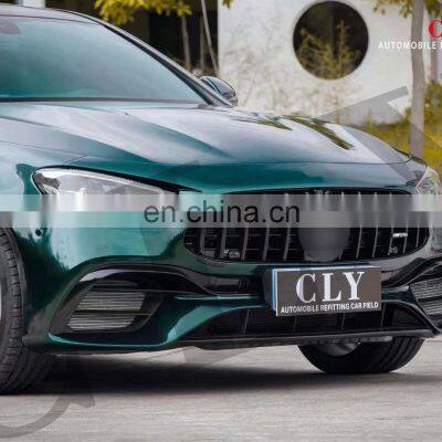 New Style Car Bumpers For 2021 Benz E Class W213 Upgrade E63S AMG Wide Body Kits With Grille Hood Fender Rear Diffuser With Tips photo-3