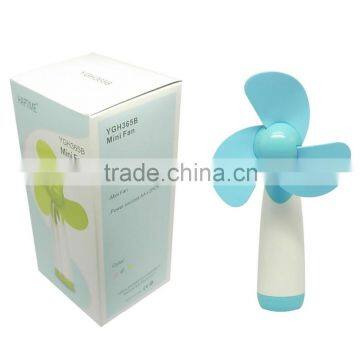 2016 popular Factory hot selling Patented Portable battery fan,Plastic hand fan,Portable Handheld Mini Fan