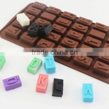 Wonderful 30 Cavities 3D silicone letter cake molds