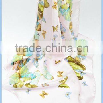 Women Burnt-out Gauze Indian Silk Scarf photo-4