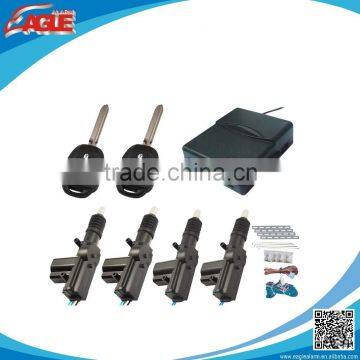 2016 6.5KGS force car remote central locking system, 1 master and 3 slaves with trunk release output