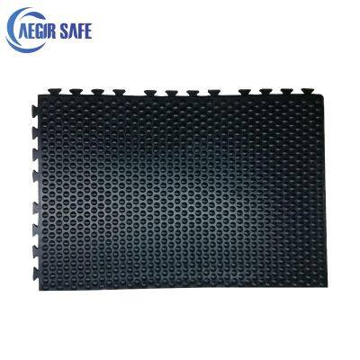 AEGIRSAFE Rubber Bubble Anti Fatigue Floor Mats Industrial Antistatic Flooring photo-3