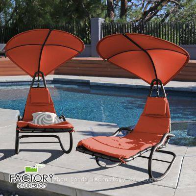 Outdoor Modern Design Rocking Chair Indoor/Outdoor Leisure Swing Hanging Chair for Garden Balcony Hotel Bedroom Living Room