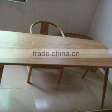 Sample Design Ash Wood Rectangle Long Dining/restaurant Table photo-4