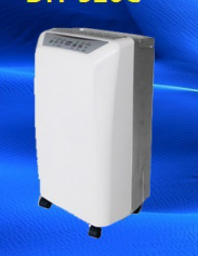 Desumidificador doméstico compacto com 4 rodas universais, fácil de mover