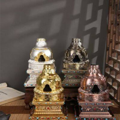 Cloisonné Color Relief Enamel Painted Buddhist Hall Plate Incense Burner, Copper Alloy Antique Incense Burner, Aromatherapy Burner, Small Sandalwood. photo-4