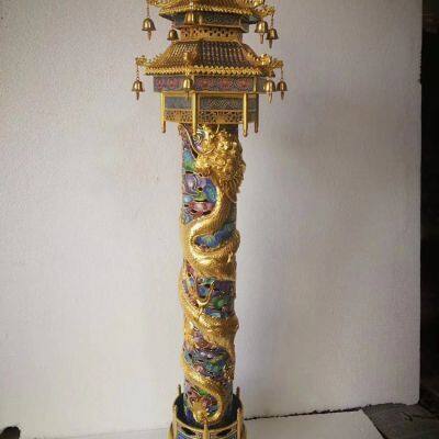 Cloisonn Factory Cloisonn Manufacturer Cloisonn Processing Cloisonn Crafts Cloisonn Manufacturer Wholesale Custom Cloisonn Copper Body Cloisonn Enamel Crafts Incense Burner, Elephant Spot photo-3