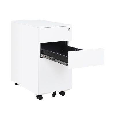 Modern 3-Drawer Mobile Pedestal Cabinet Metal Storage for Home Office School & Hospital Use