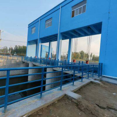 FactorySteel sluice gate, stainless steel machine-gate integrated sluice gate manufacturer, bottom-opening sluice hydraulic controlled gate