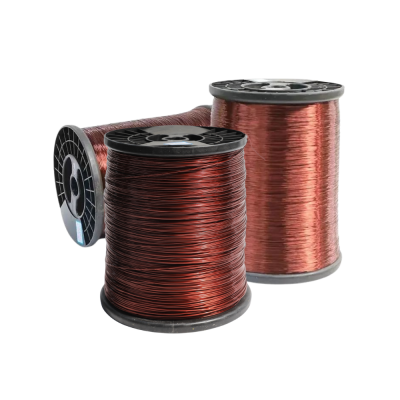 Enameled Aluminium Solid Conductor Round SWG 6-33 Insulated Aluminum Rewinding Wire for Electrical Winding photo-1