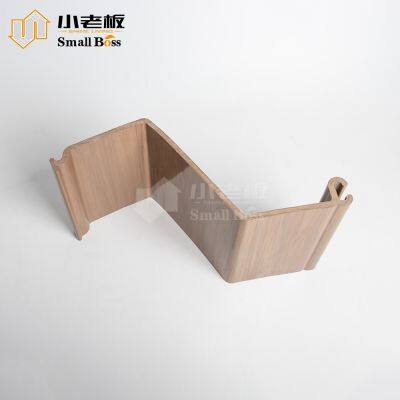 Palplanche en PVC à grain de bois modèle SZ457 à haute résistance - Résistant à la corrosion pour les travaux publics et les barrières anti-inondation