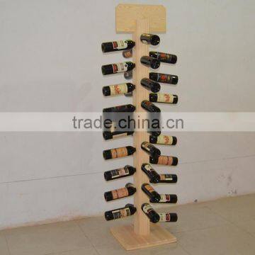 Wooden Wine Display Rack for Promotion,wine Racks With Glass Holders photo-2