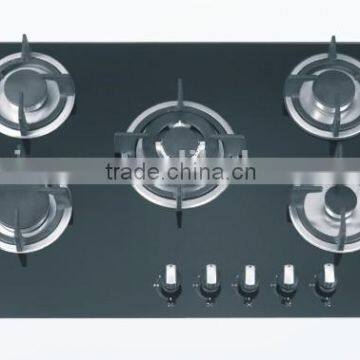 five cast iron burner universal gas hob