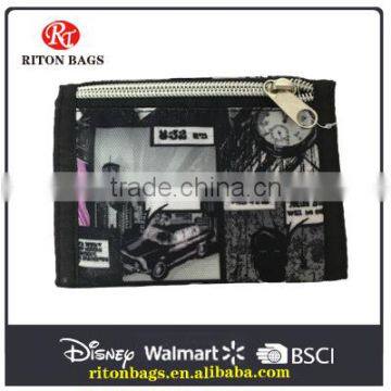 Hot selling simple style wallet made of 600D