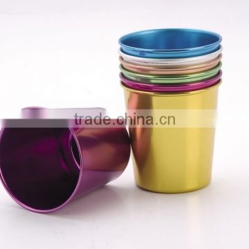 CCBM-303 Hot style 9oz Aluminum beer mug cup suppliers with colorful surface (Accept OEM)