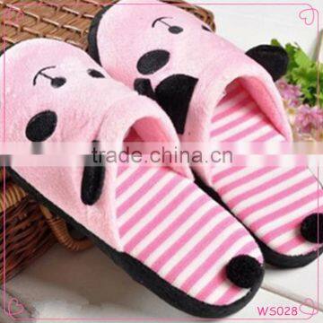 Cartoon Panda Autumn and winter home warm cotton slippers Anti-skid Home House Slippers