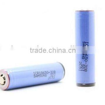 Deep cycle samsung ICR18650-30B 3.7V 3000mah lithium ion battery