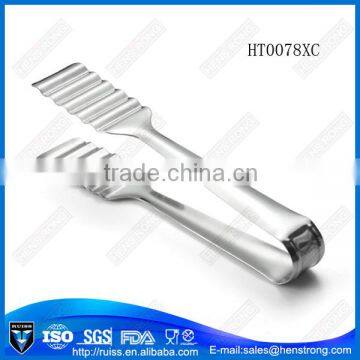 Stainless Steel Bread Tong Industrial Metal Meat Tongs