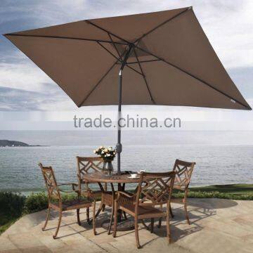 patio furniture Rectangular Market Umbrella