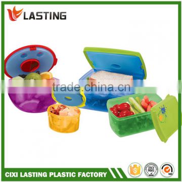 Lunch Set Insulated Bag 3 Food Containers /Plastic Fresh Food Containers