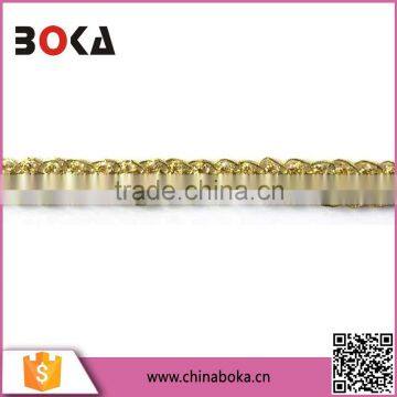 BOKA Gold Metallic Cord Braid Lace