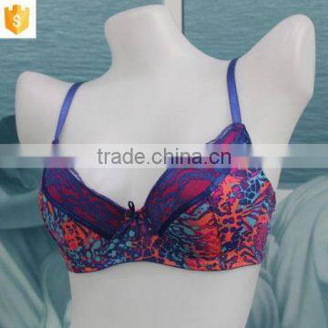 3/4 Blue Sexy Lace Bras for Women,push up Ladies Bra photo-2