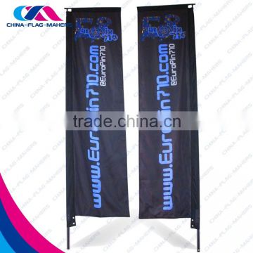 custom logo print vertical flutter beach banner