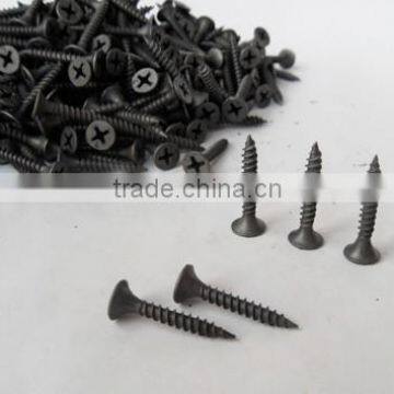 black drywall screw